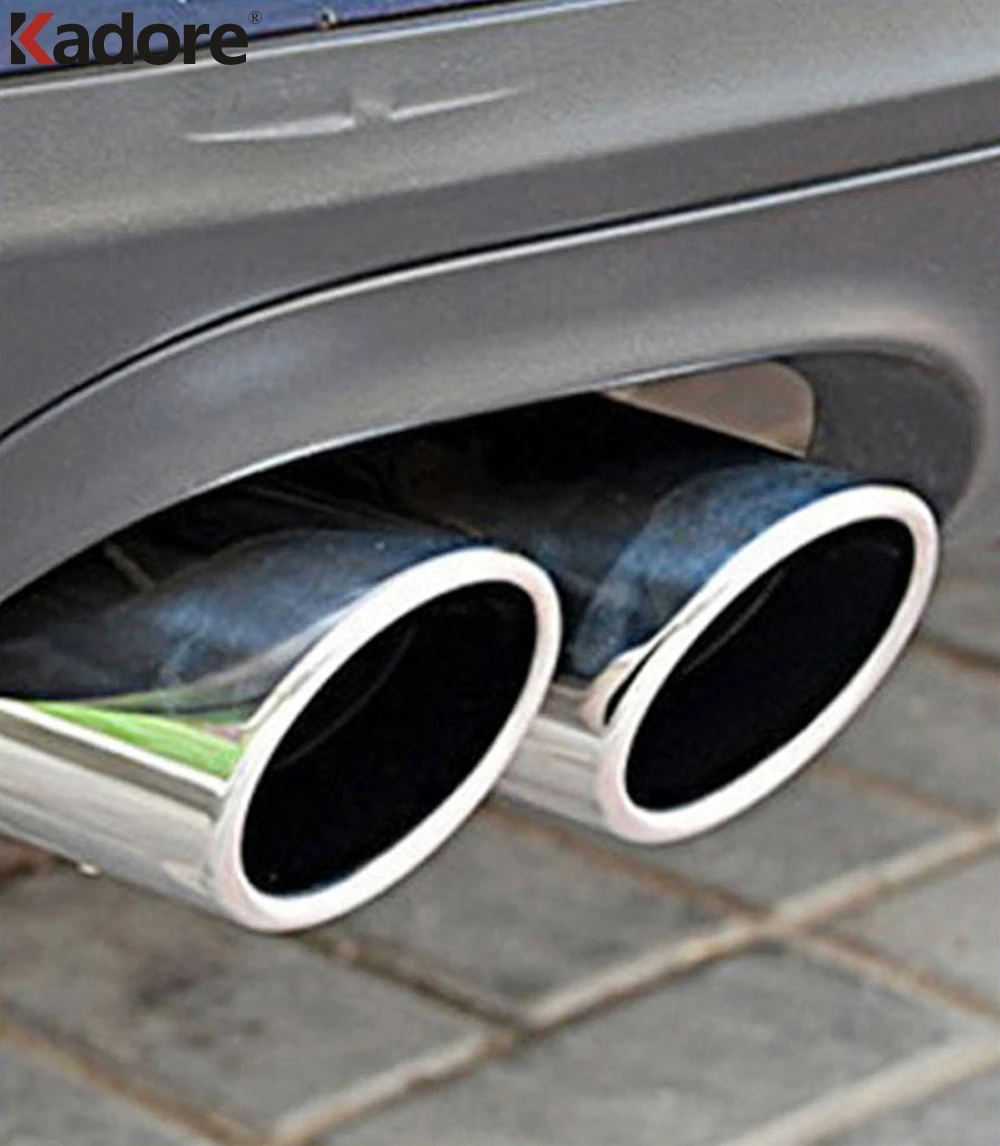 

Car Rear Exhaust Muffler Tail Pipe Silencer Cover Trim For Volkswagen VW Tiguan 2009 2010 2011 2012 2013 2014-2021 2022 2023