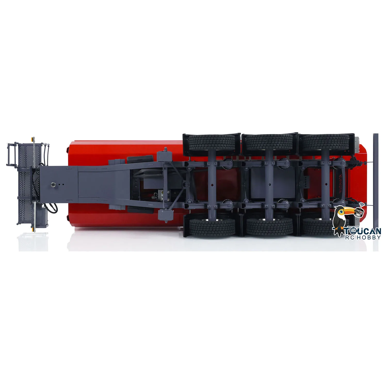 3 Axles Metal Hydraulic RC Dump Trailer for Toys 1/14 Remote Control Tractor Truck RC Dumper Vehicle Cars Model Toys