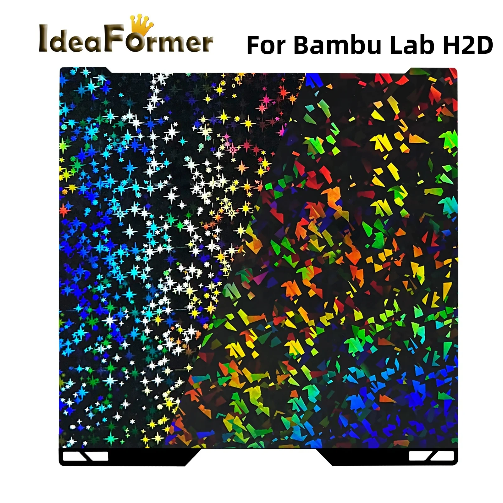 

3D-принтер PatrsFor Bambu Lab H2d Сборная пластина Двусторонняя гладкая пластина PEF Пружинный стальной лист Bambulab H2d Запчасти Нагревательная платформа