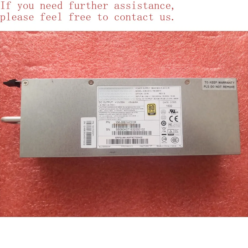 

Для технологии мощности, блок питания памяти YM-2681H 680 Вт