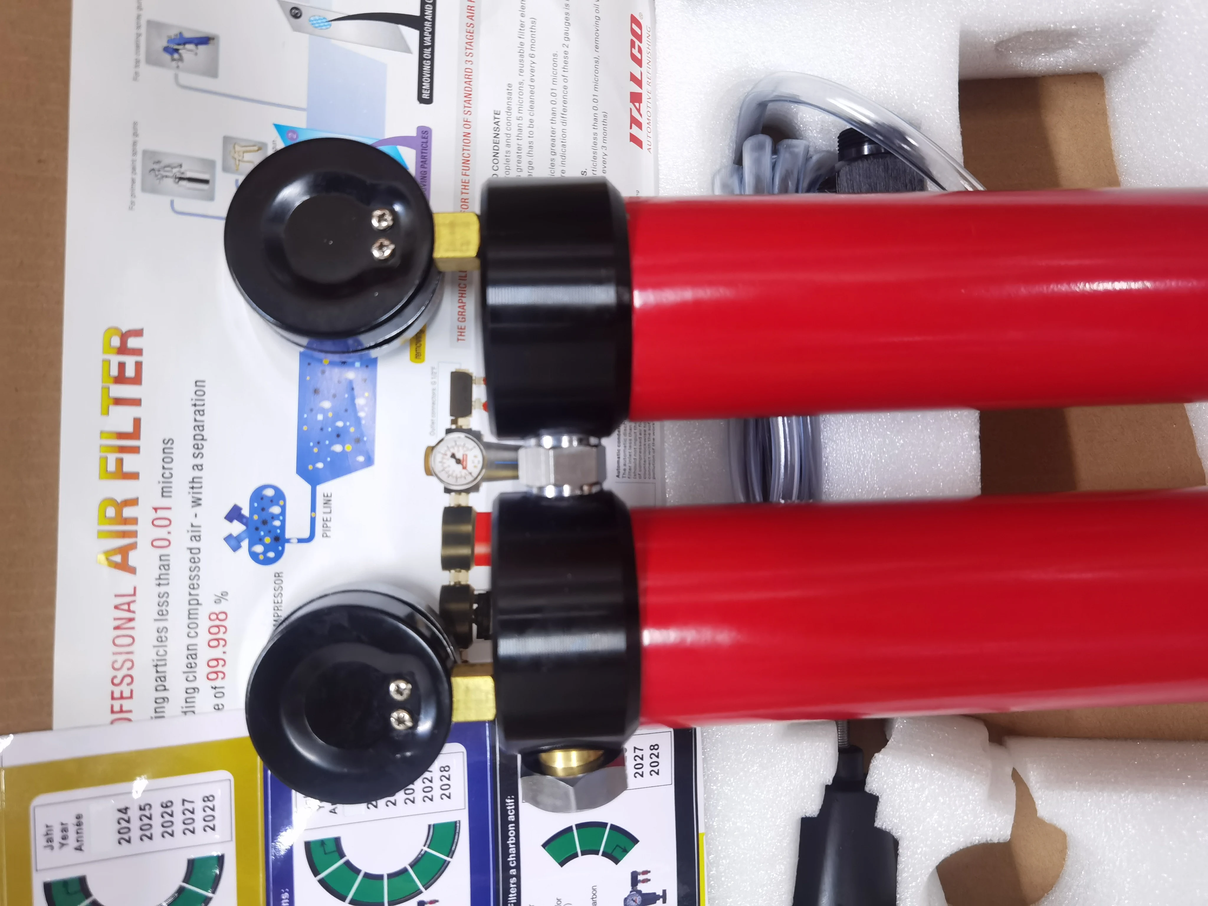 FILTROS DE PÉRICAÇÃO DE AR ITALCO AC6002 REDUTOR DE BOOTH DE PÉRICA ITALCO DE 2 ESTACIONES