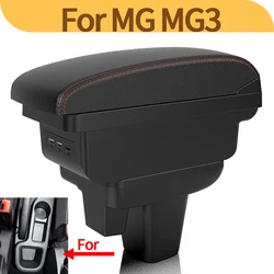 For Morris Garages MG3 Armrest Box Center console central Store content Storage box with cup holder USB Australian right driving