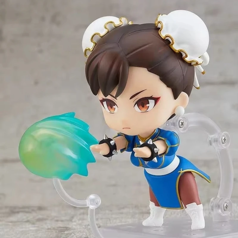 Chun-Li Action Figures 10cm Street Fighter 2 SF Figures Cute Girls PVC Statue Collection Room Decor Boys Christmas Gifts Toys