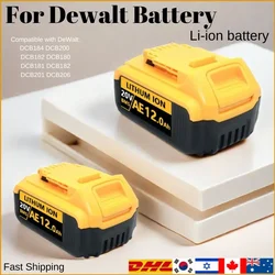 12000mAh for Dewalt 18V 20V power Tools rechargeable electric tool Accessories Lithium batteries Replace DCB200 DCB184