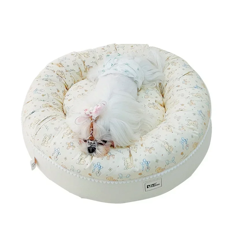 

Pet Internet celebrity four seasons dog bed removable kennel cat litter