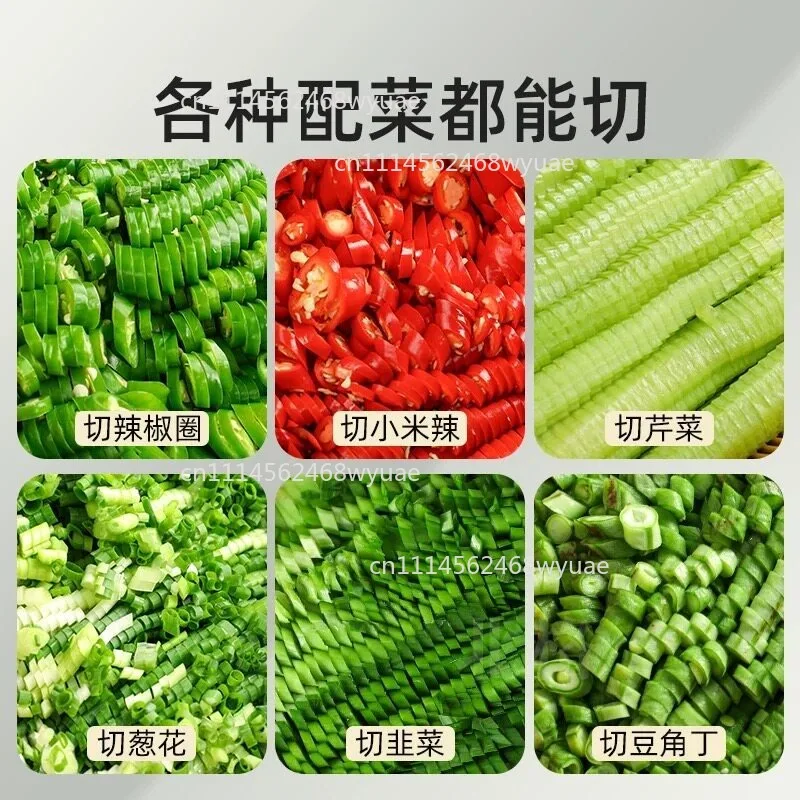 Commercial Vegetable Cutter Cutting Chili Artifact Cutting Scallion Millet Spicy Small Multi-function