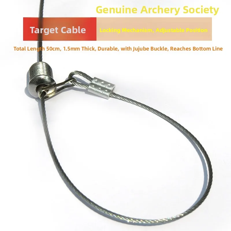 new-50cm-long-slingshot-target-practice-rope-with-tightener-outdoor-sports-archery-toy-for-men-and-women