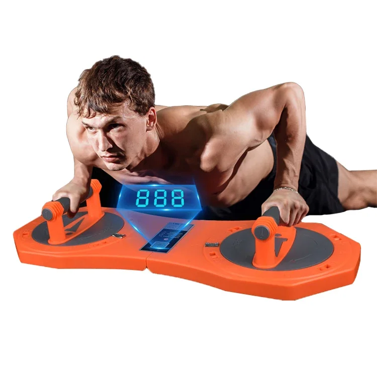 360 Rotatable Chest Muscle Training Bracket Multi-function Push Up Board