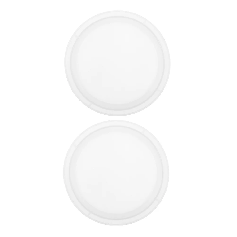 

2Pcs Circular Silicone Mold Sturdy Reusable for Resin Wax Chocolate Smooth Finish Round Tray Mold Ideal for DIY Craft Projects