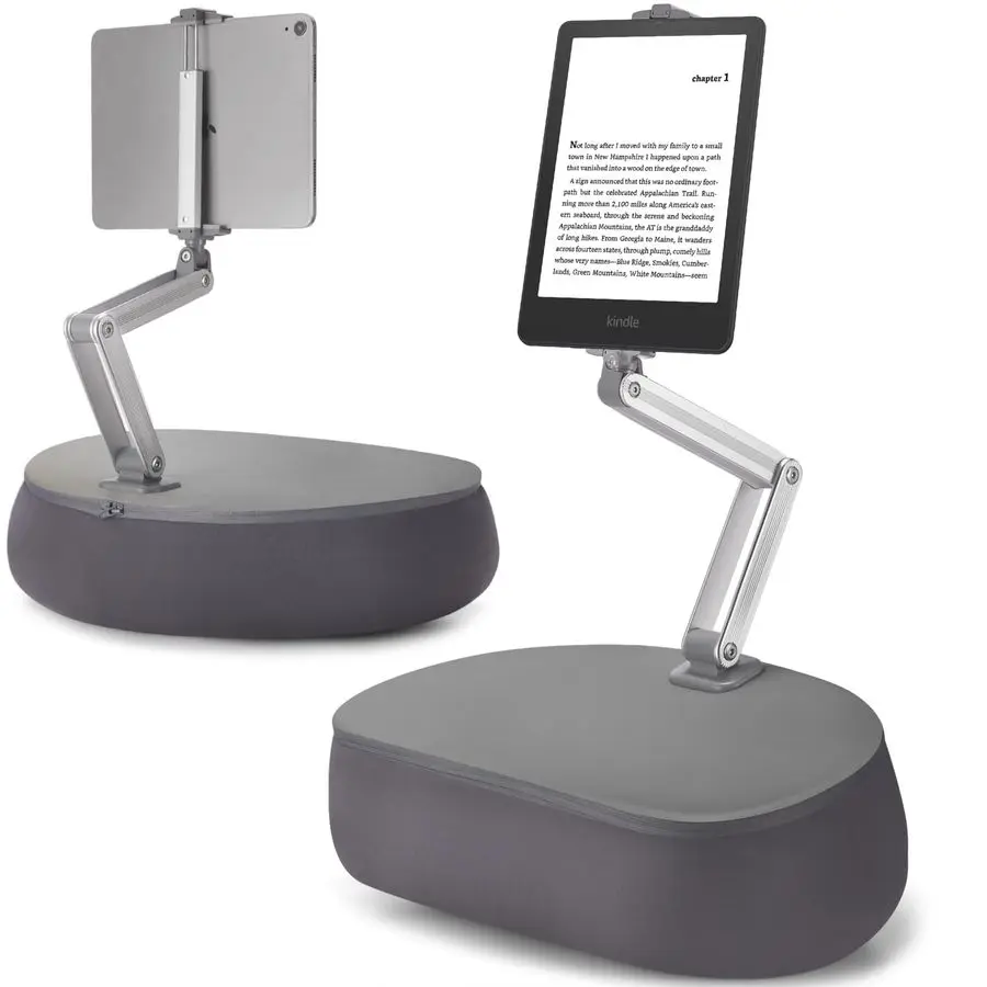 

Tablet Pillow Stand for Lap, 360 Adjustable HandsFree Holder Mount for Bed Sofa Reading Compatible with 6 13 iPad Kindle iPhone