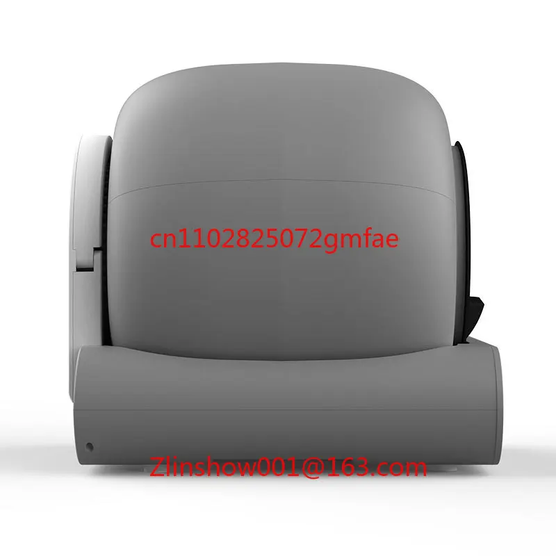 New Color Grey Smart Cat Litter Box With Wifi Odor Control 65L Large Space Self-Cleaning Automatic Cat Toilet