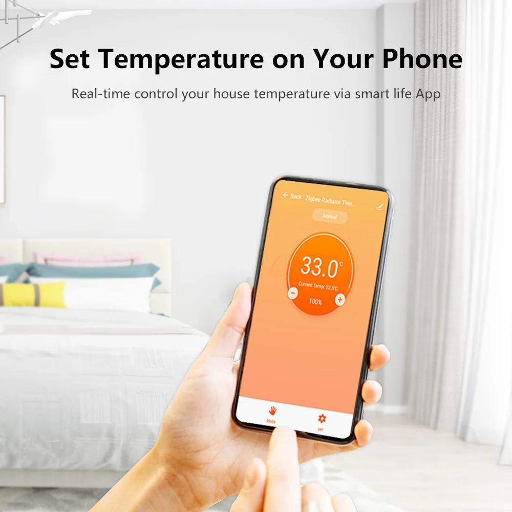 Smart home tuya ZigBee 3.0 TRV Thermostat Radiator Actuator Valve Programmable Temperature Controller Alexa Google Voice