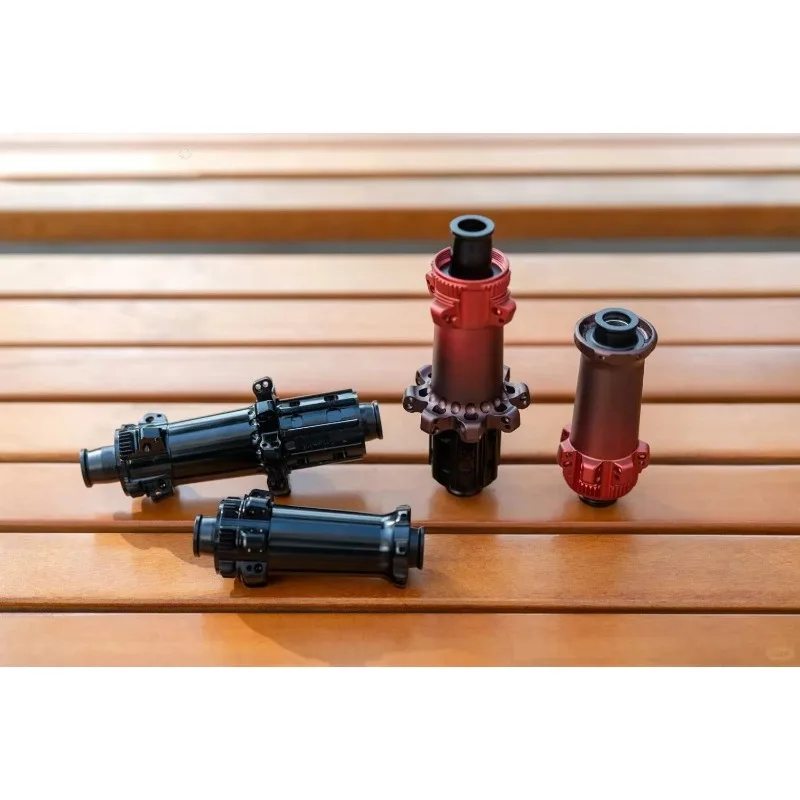 2:1 Threaded Road Bike Hub, Ultra Light Large Flange 54-59mm Tool Free Ratchet System TPI Waterproof Bearings, Steel/Ceramic