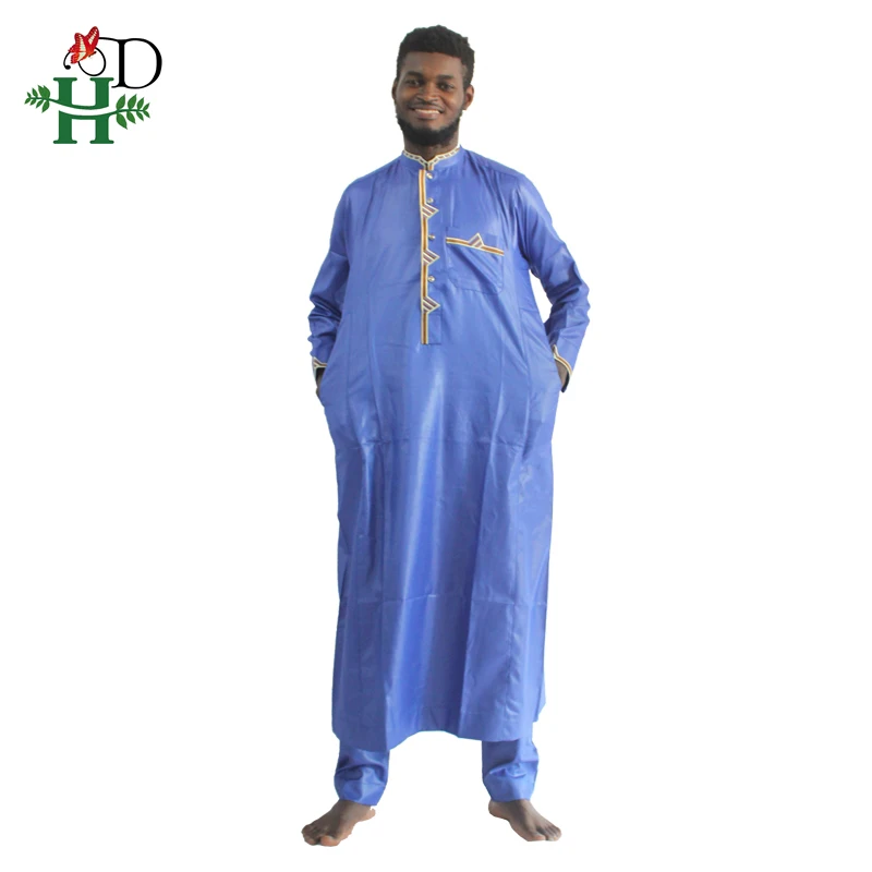 H&D African Men Clothing 2022 Mens Dashiki Shirt Africa Bazin Riche Outfit Clothes Tops Pant Suits Vetement Africain Pour Homme