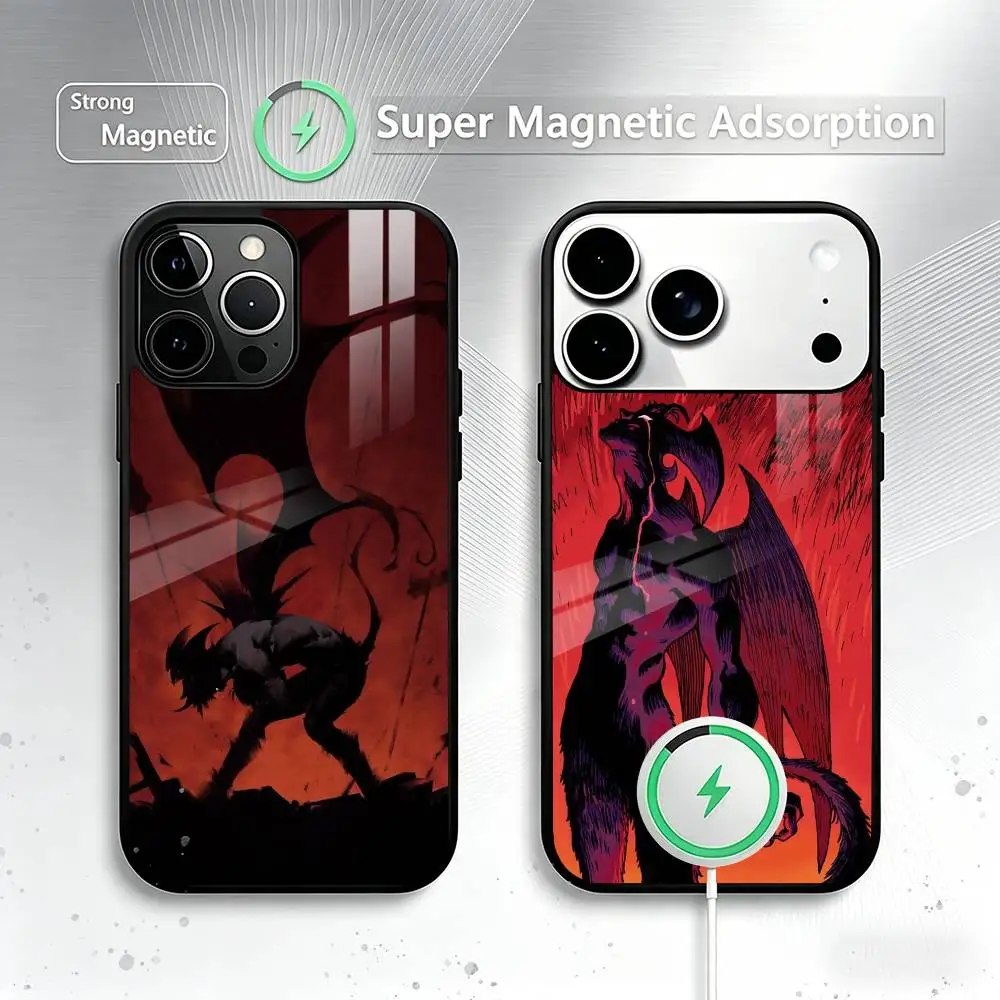 

D-Devilman C-Crybaby Phone Case For iPhone17,16,15,14,13,12,11 Plus,Pro Allows magnetic wireless charging