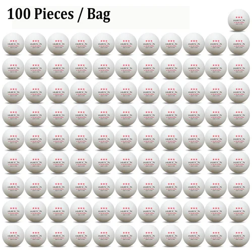 Huieson-pelotas de Ping Pong de 3 estrellas, Material de plástico ABS para entrenamiento de mesa, 40mm, 50/100g, 10/20/2,8