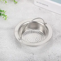 1PC Portable Stainless Steel Mesh Drain Kitchen Sink Filter Screen Slag Screen Floor Drain Size