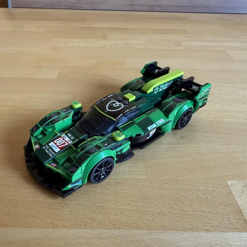 MOC-224133 جديد كلاسيكي AMR-LMH سيارة سباق رياضية بنة نموذج 327 أجزاء عيد ميلاد الأولاد الأطفال بناء الالعاب العملاقة هدية #5