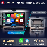 Junsun Android Auto Car Radio For Volkswagen VW Passt B7 B6 CC 2010-2015 Multimedia Wireless CarPlay SWC GPS DAB Navi RDS DSP FM