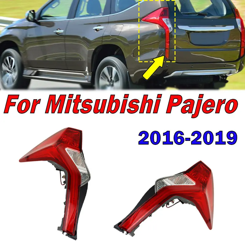 

Для Mitsubishi Pajero Sport 2016-2019 задний фонарь, сигнальный отражатель, стоп-сигнал, задний фонарь автомобиля в сборе 8330B001 8330B002