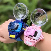 2.4G Mini Watch Control Car Cute RC Car Kids Companion Birthday Boy Girl Gift Christmas Watch RC Car Toy