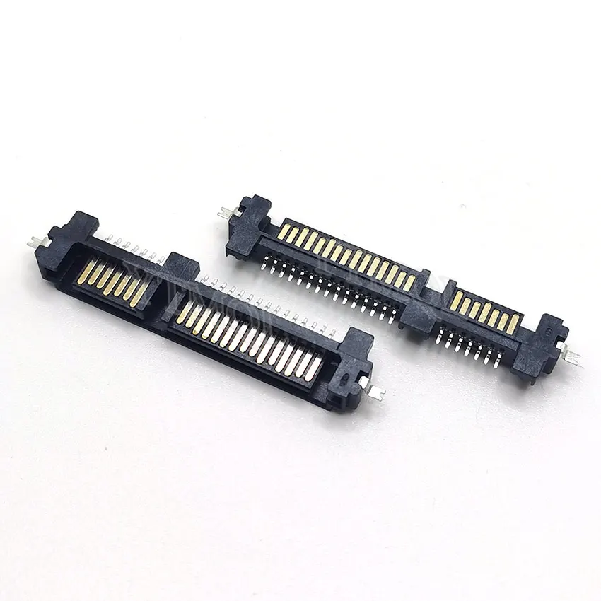 Imagem -04 - Sata Solid State Drive Masculino Conector Seat Mais 15p 22pin Interface Socket Ssd Sinking Plate tipo de Patch 100 Pcs