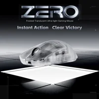 Ratón Inalámbrico para Juegos ATK Blazing Sky ZERO Ultraligero, Transductor Dual 8K PAW3950Ultra, Ratón Ergonómico, Ratones Antivaho