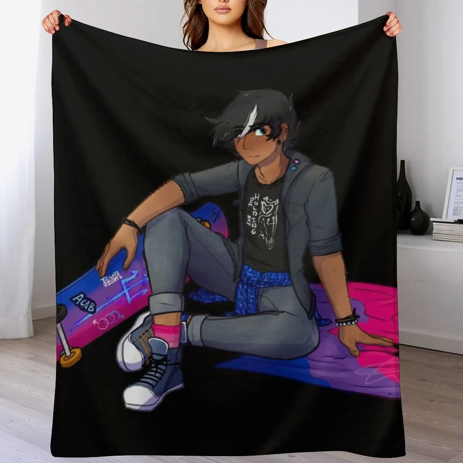 

Bi Percy - No Background Throw Blanket Hairys Baby Giant Sofa Bed Fashionable Blankets