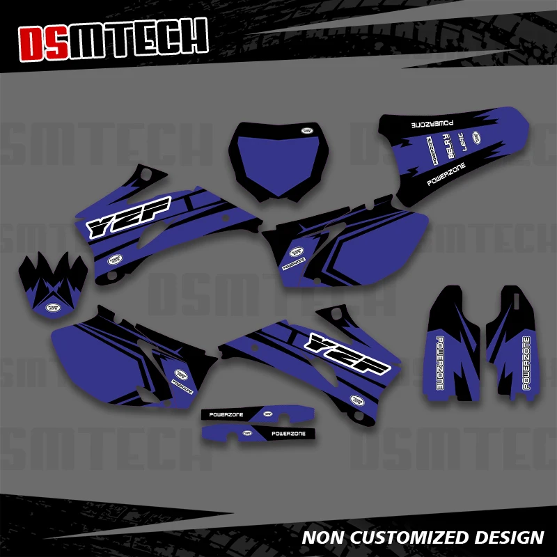 

DSMTECH For YAMAHA YZ250F YZ450F YZ 250F YZ 450F YZF 250 YZF 450 2006 2007 2008 2009 Graphics Decals Stickers Background 003