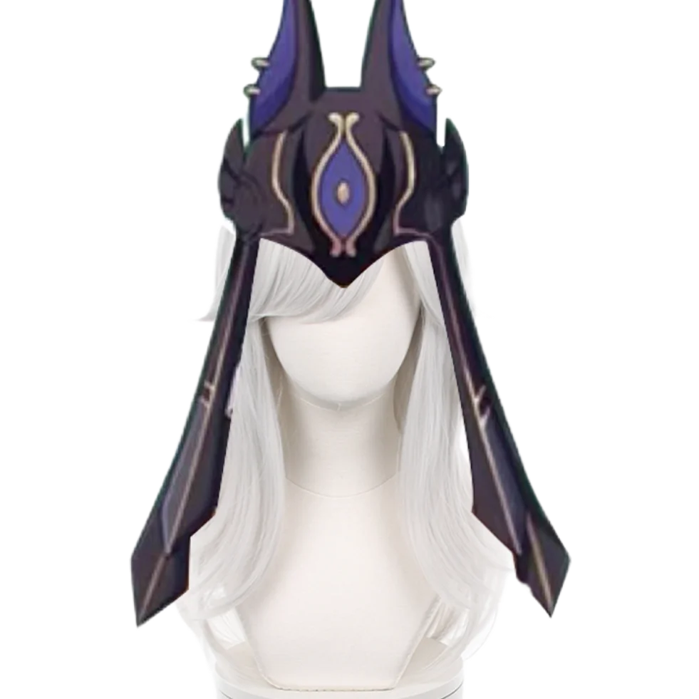 Parrucche Cosplay ND Cyno Parrucchino Genshin Impact Parrucche per capelli Cosplay Sintetico resistente al calore per Comic Con Coser Costume Festa a tema