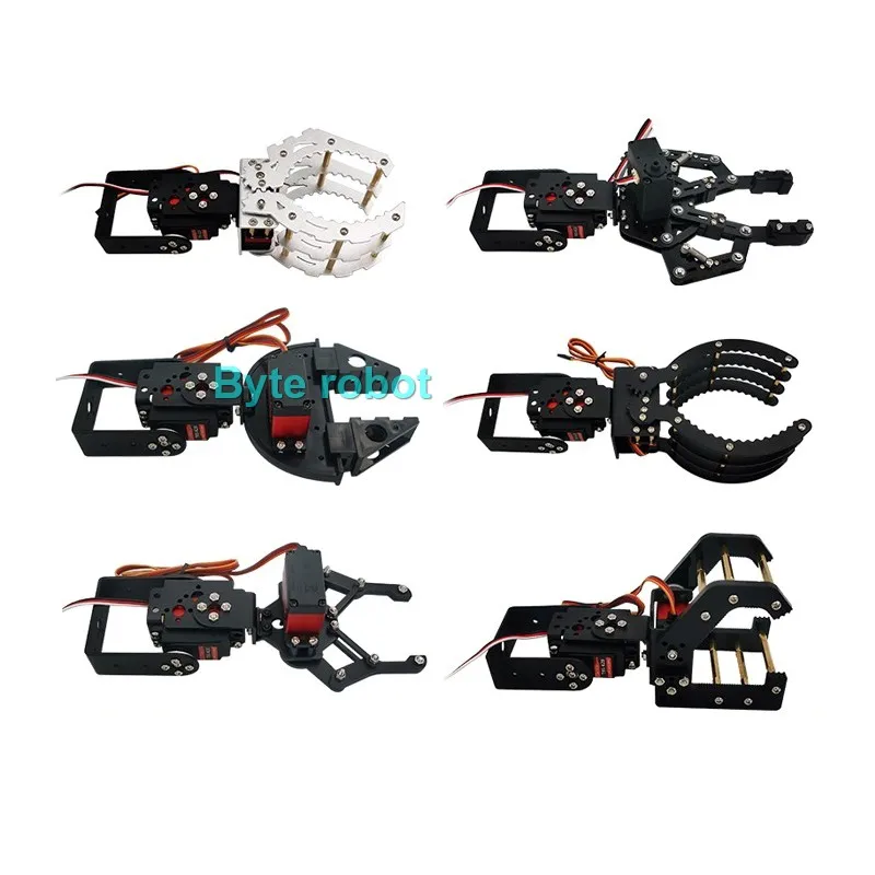 0-55mm Opening Claw 2 Dof Mechanical Arm Gripper PWM Servo Control Handling Competition DIY Kit Programmble Robot Accessories