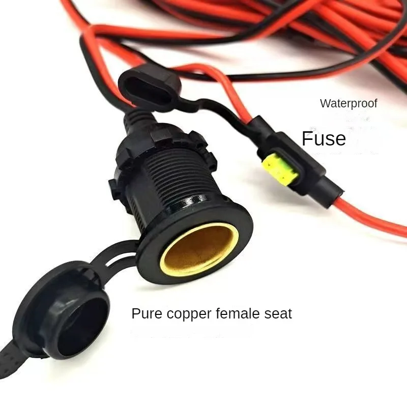 Special Current Limiting Wire for Car Mounted Heater Car Battery To Cigarette Lighter Hole, Battery Connection Wire 12v/24V