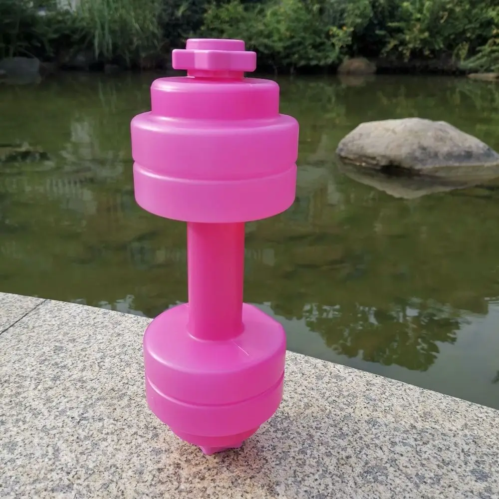 Max 1KG Dumbbell Water Cup Multifuntion Plastic Water-filled Dumbbells Creative Portable Fitness Water Bottle School
