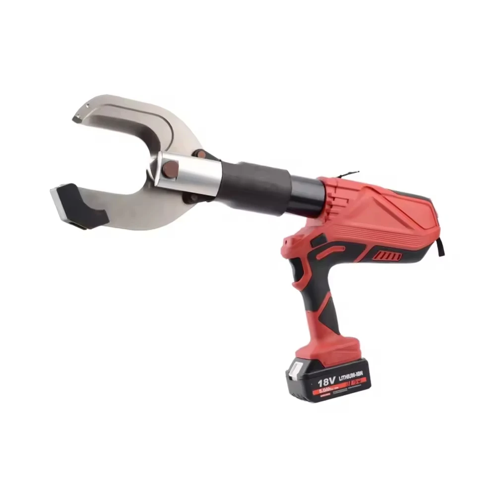 

Cordless Hand Tools Brushless Motor Hydraulic Battery Powered Cable Cutter for 85mm Cu/Al Cable and Armoured Cable