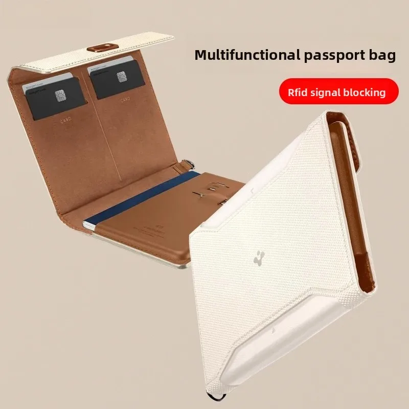 

Многофункциональный держатель для паспорта Spigen с защитой от RFID, кошелек для проездных документов и карт для международных поездок и авиабилетов