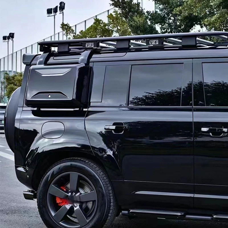 

For Land Rover Defender Black Warrior Wide Body Kit (With Wheel Arch & Spare Tire Cover, Modified Accessory)