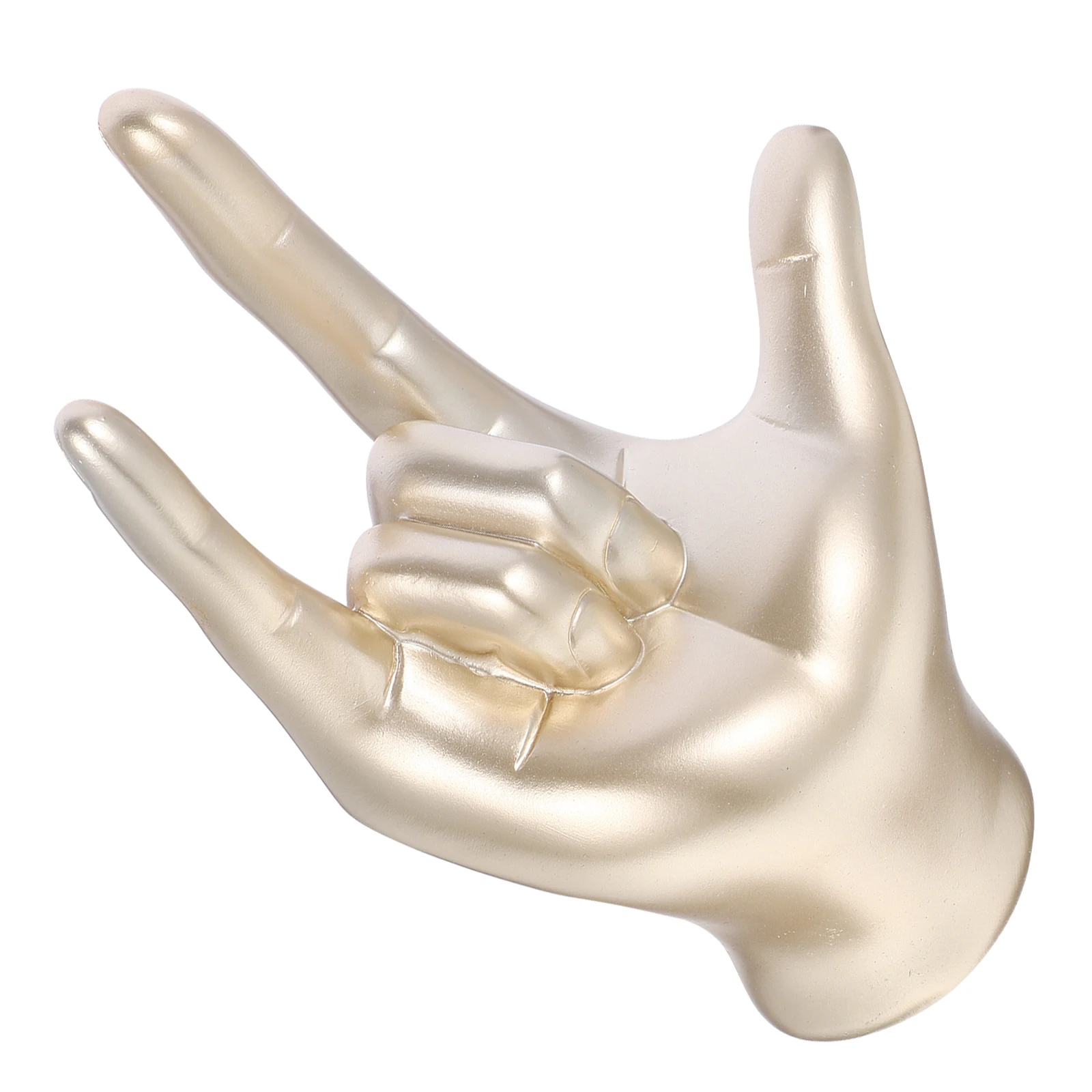

Resin Hand Gesture Statue Finger Modern Desktop Ornament Elegant Decorative Art Home Bedroom Study Room