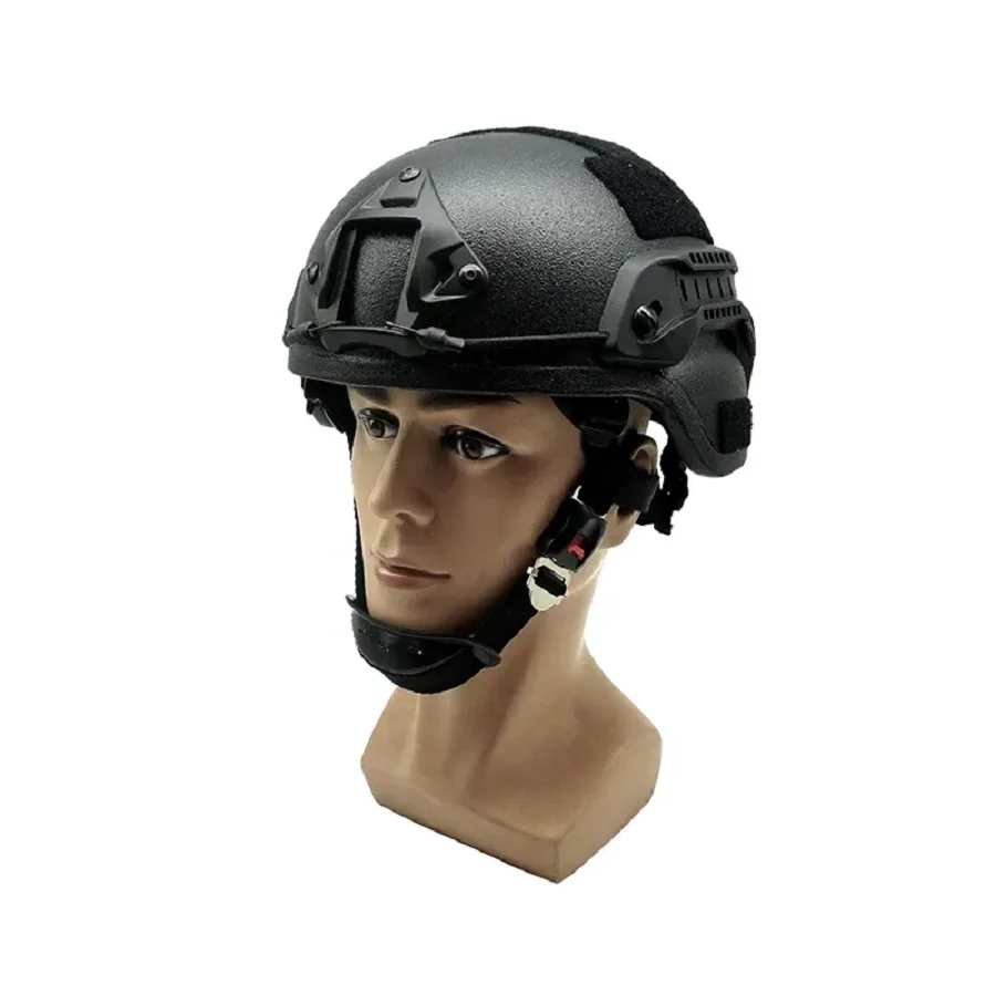 Casco antibalas táctico de aramida, protección de seguridad balística, certificado ISO 100%, MICH 2000 NIJ IIIA