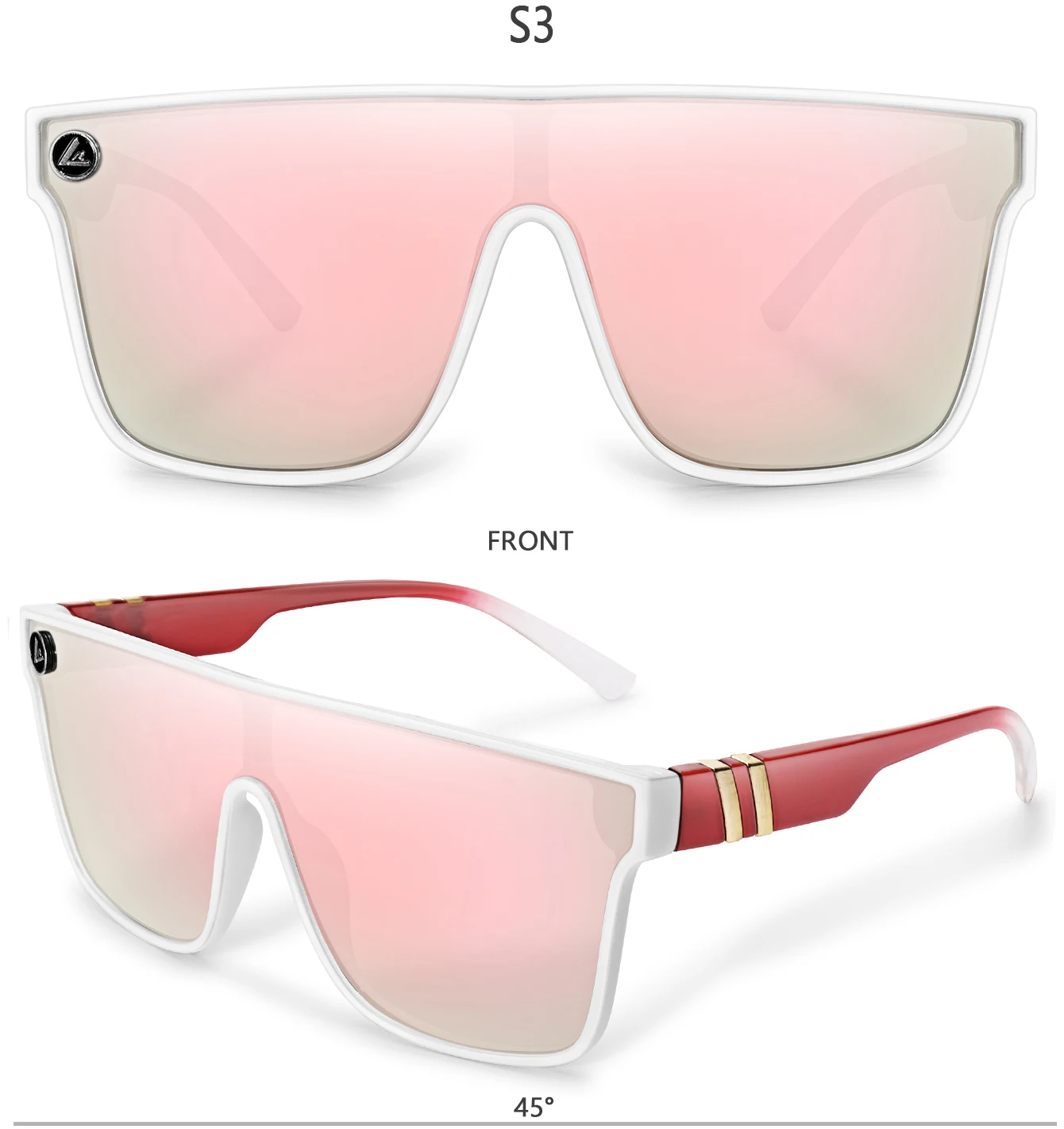 LOISRUBY Marke Sonnenbrille Outdoor Winddicht Radfahren Angeln Fahren UV400 Brillen Männer Frauen Sport Luxus Multi Farbe Sonnenbrille – Detail 10