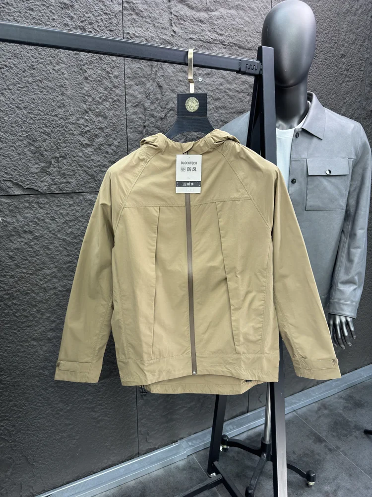 Svip الرجال في الهواء الطلق Softell Jaet معطف مقنع عادية Faionable الخريف مقاوم للماء الترفيه Sle الشباب الحضرية Faion