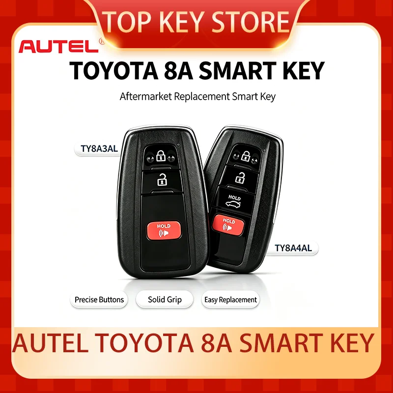 SALE-AUTEL IKEY 8A series TY8A Smart key for 8A keyless system