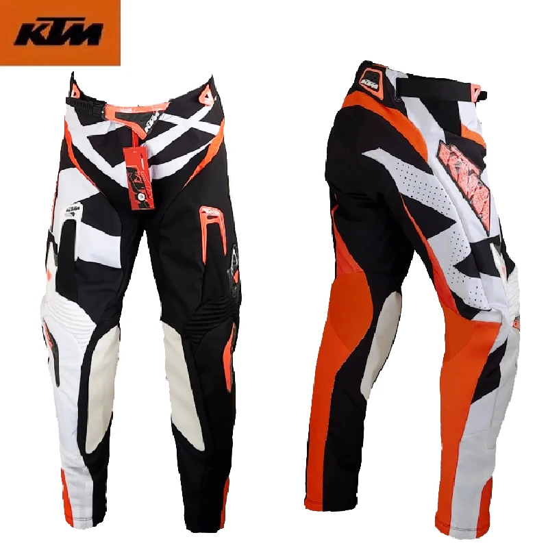 

KTM Racing Motocross Pants Men BMX ATV Dirt Bike Offroad Motorcycle Rally Pants 600D Oxford Wear Resistant MX Racing Pants