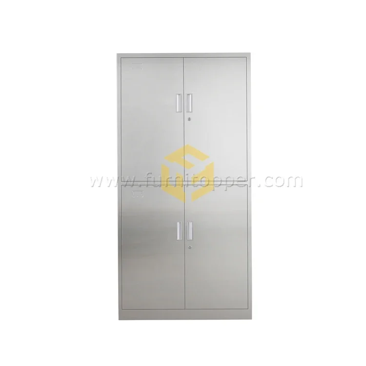 Hospital Stainless Steel Medical Record File Cabinet Clinic Lab  Medical Instruments Metal Storage Cabinet