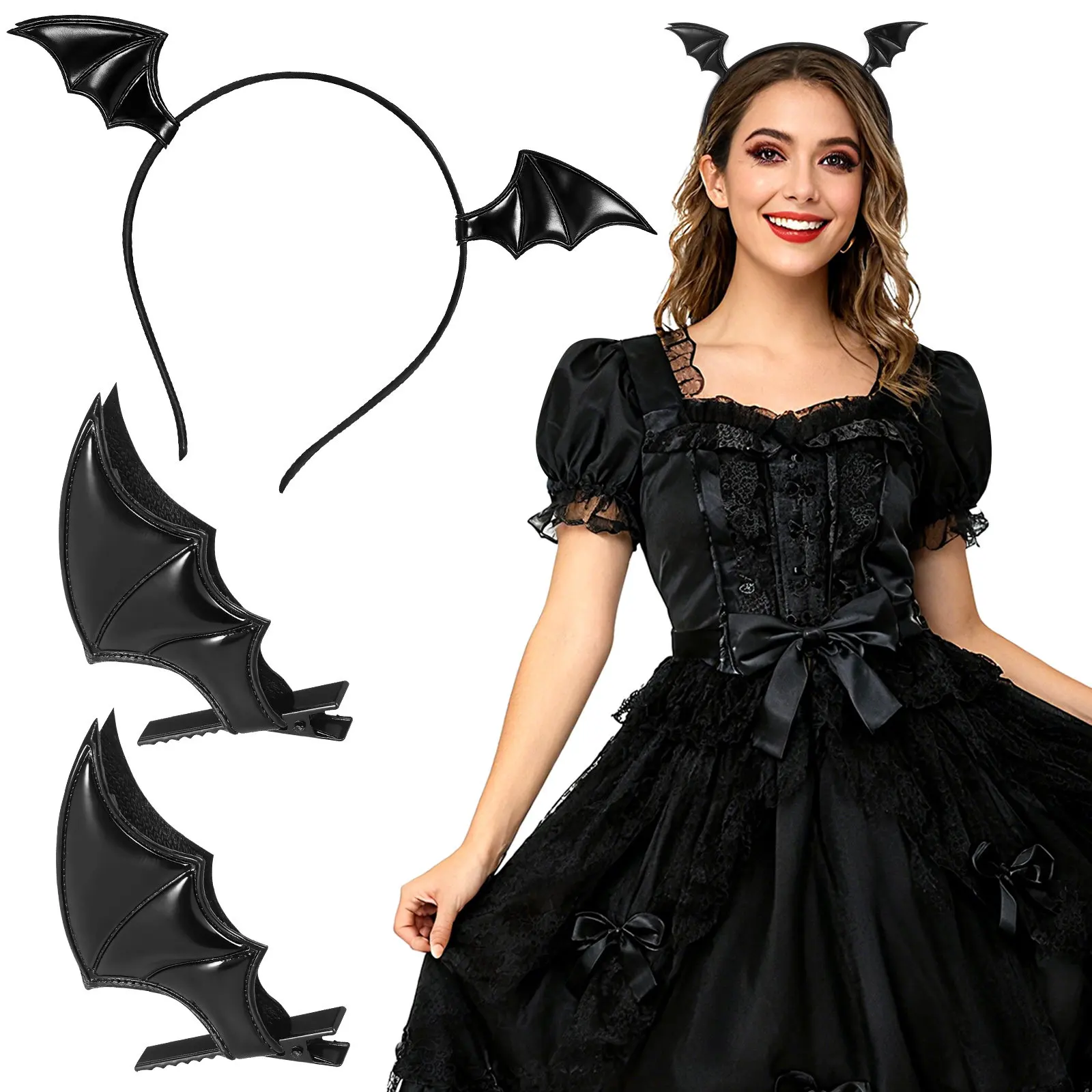 1Set Bat Headband K…