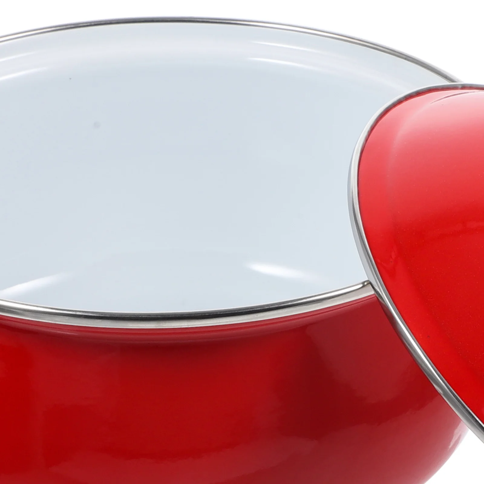 

Enamel Soup Double Handle Stew With Lid Heat Insulated Non-Slip Handle Wear-Resistant Cooking Pot For Kitchen Home