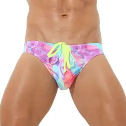 Bañador de natación para hombre, ropa de baño Sexy, pantalones cortos de Surf, traje de baño, bragas Sunga