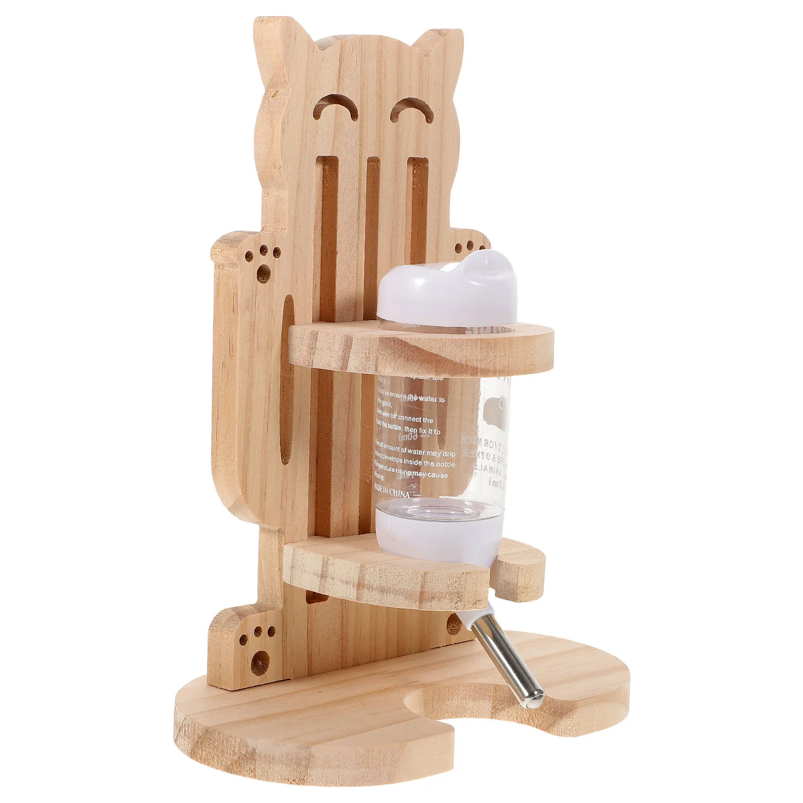 

Yardwe Pet Water Fountain for Hamster Chinchilla Vertical Feeder Bottle Cage Dispenser Plastic Animal Drinking Supply