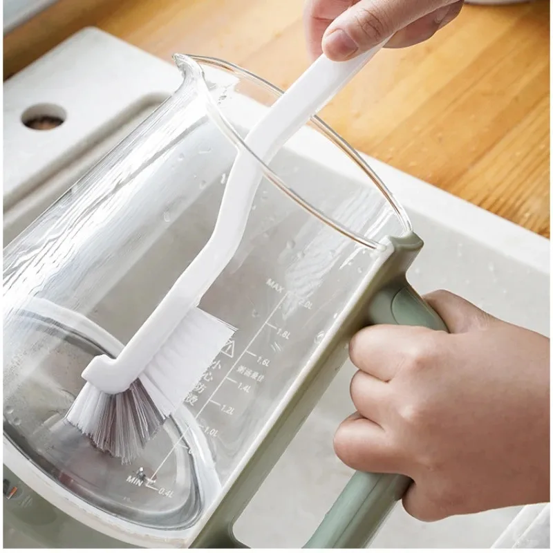 Multifunctional Clean Brush Plastic Cleaning Brush Long Handle Milk Bottle Glass Cleaning Pan Bowl Brush Home Kitchen Tools