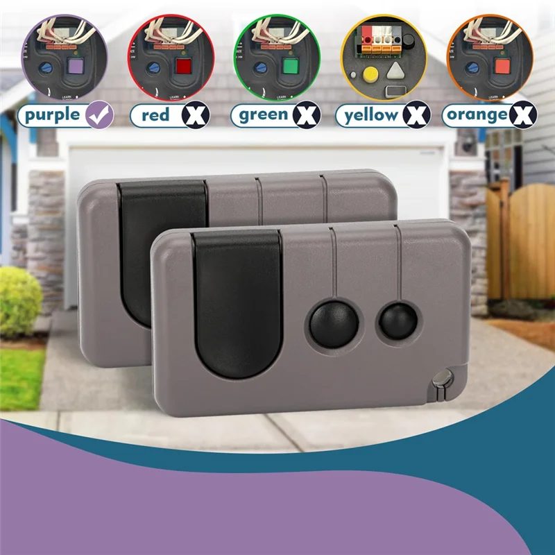 Y14A Voor Craftsman Voor Sears Garagedeur Afstandsbediening-2 Pack-139.53753 53753 139.18191 HBW2028 371LM 373LM 375LM 950CD 953D 956D