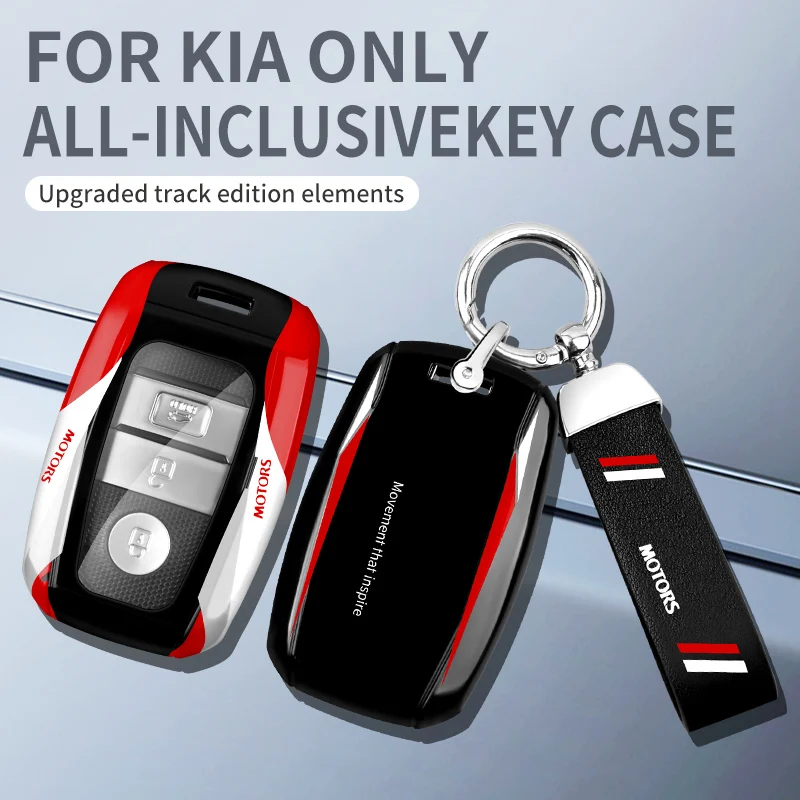 

New ABS+TPU Car Key Case Bag For KIA Sportage Cerato Optima K2 K3 K4 K5 RIO Picanto Soul Sorento Sedona Keychain Accessories